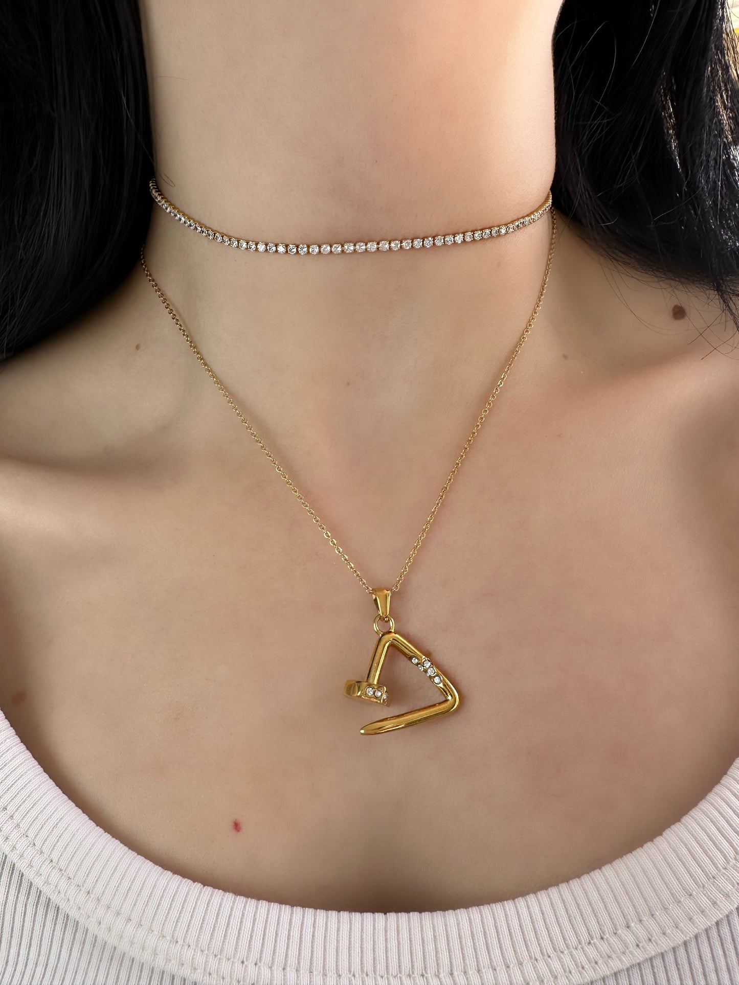 VERONA PIN Necklace  - Waterproof