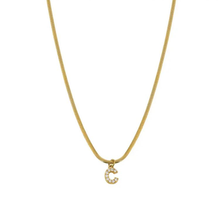 Sasha Light Necklace with Letters - Waterproof