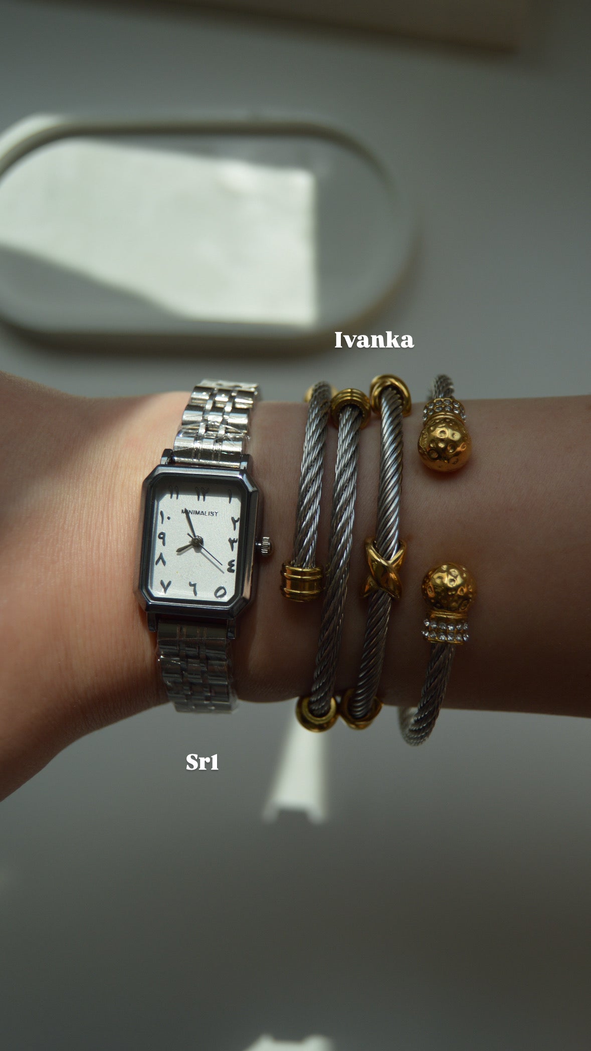 IVANKA UPPER CUFF Bangle - Waterproof- سوارة ايڤانكا