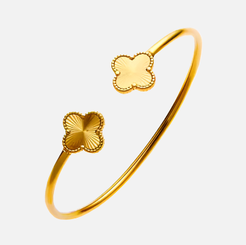 VERONA CUFF Bangle - Waterproof - سوارة ڤيرونا ذهبي
