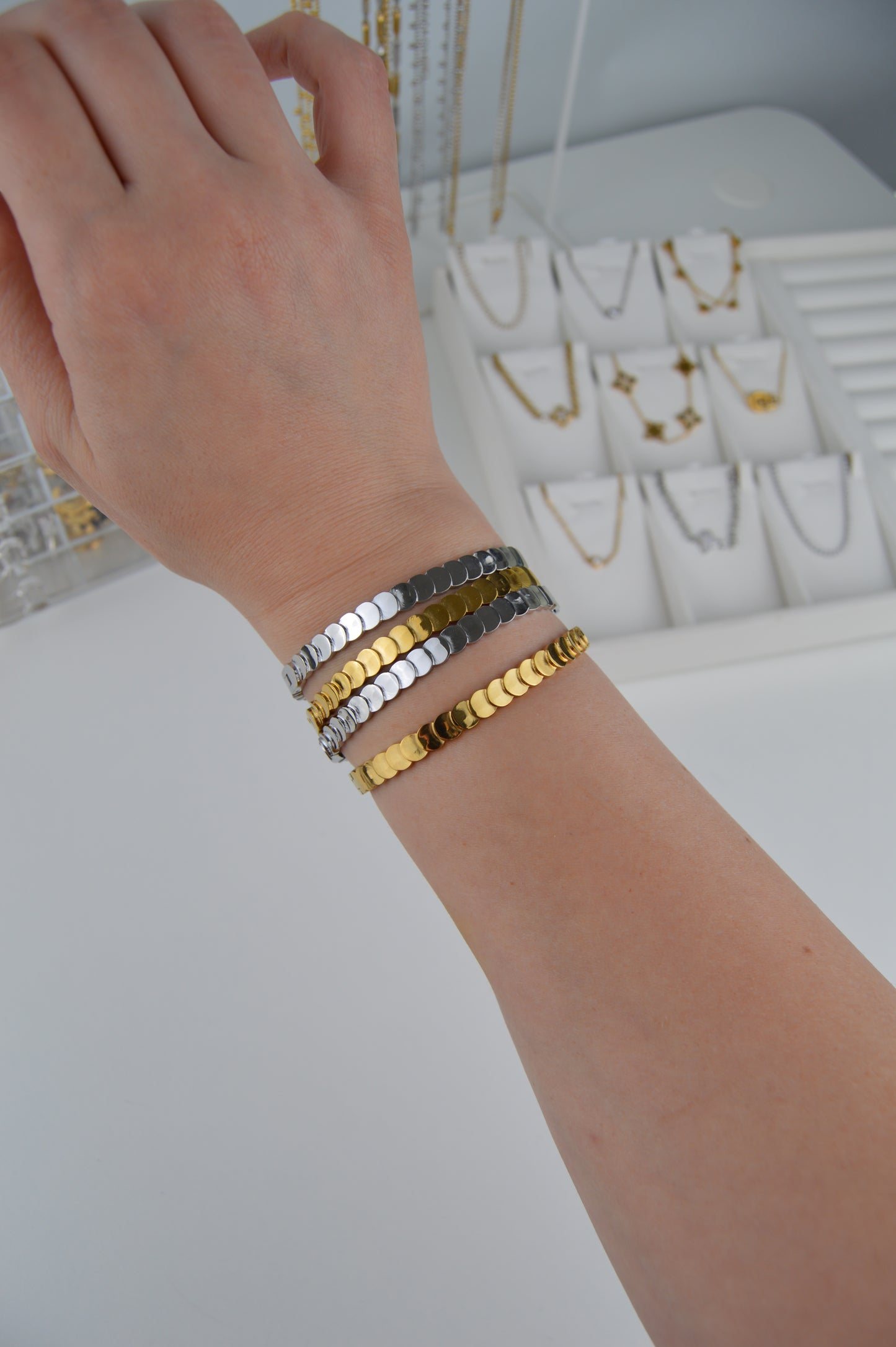 SOLARA Bangle - Waterproof- سوارة سولارا فضي