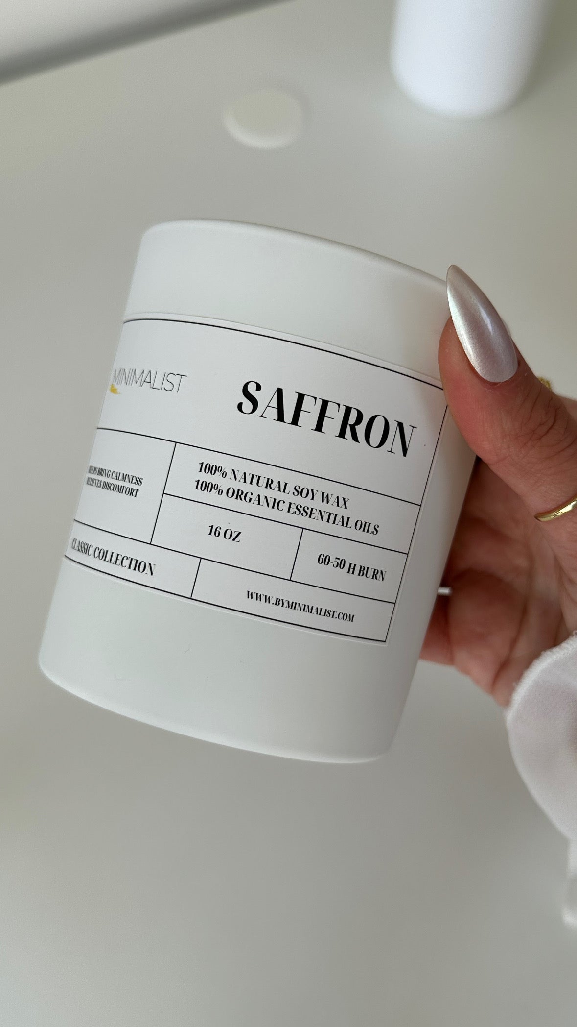 Saffron Candle