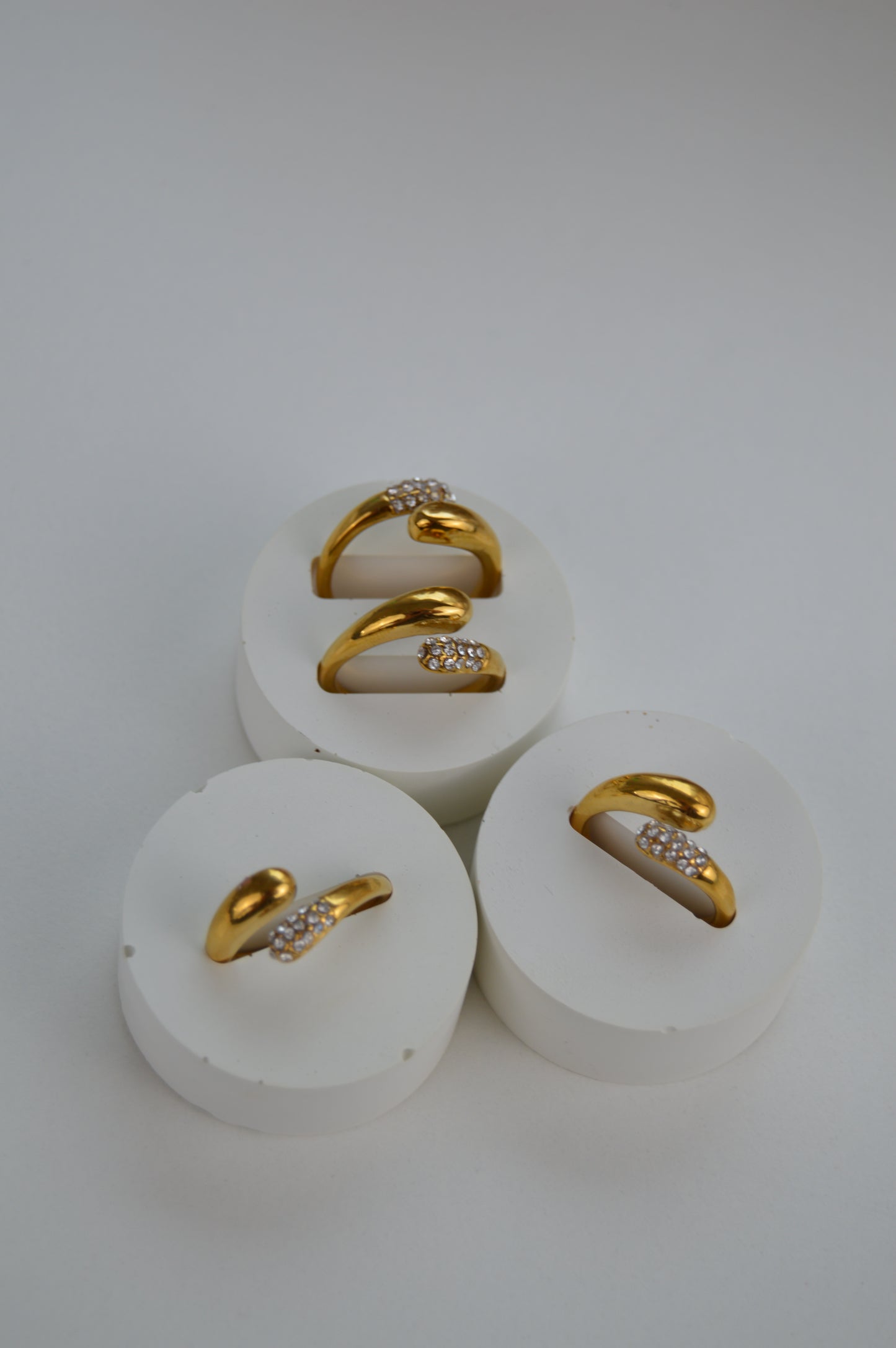 TIANA DIAMOND Ring - Waterproof - خاتم تيانا ذهبي مع زيركون