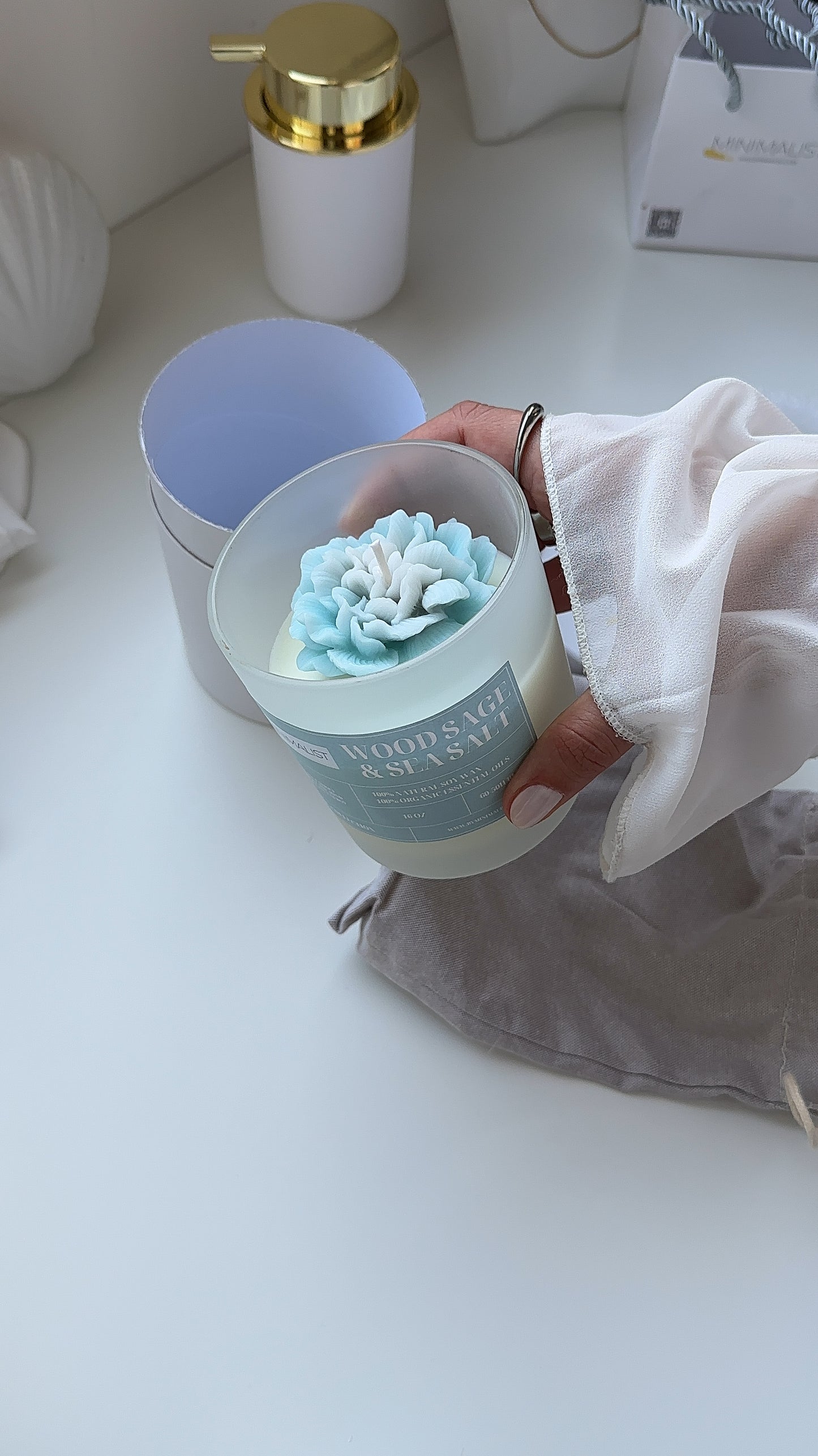 Wood Sage & Sea Salt Candle