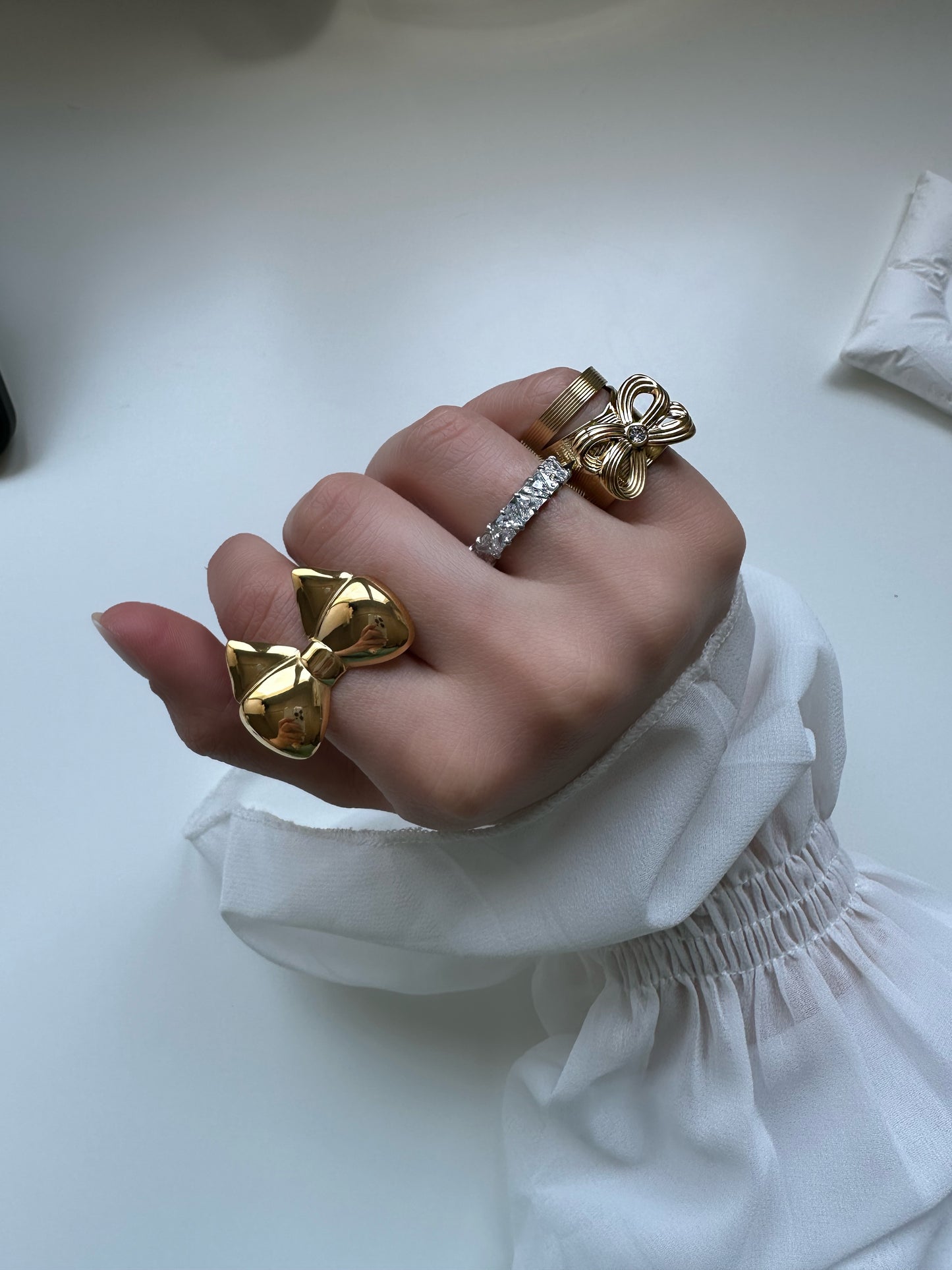 ROSETTE Ring - Waterproof (LIMITED EDITION)- خاتم روزيت عريض