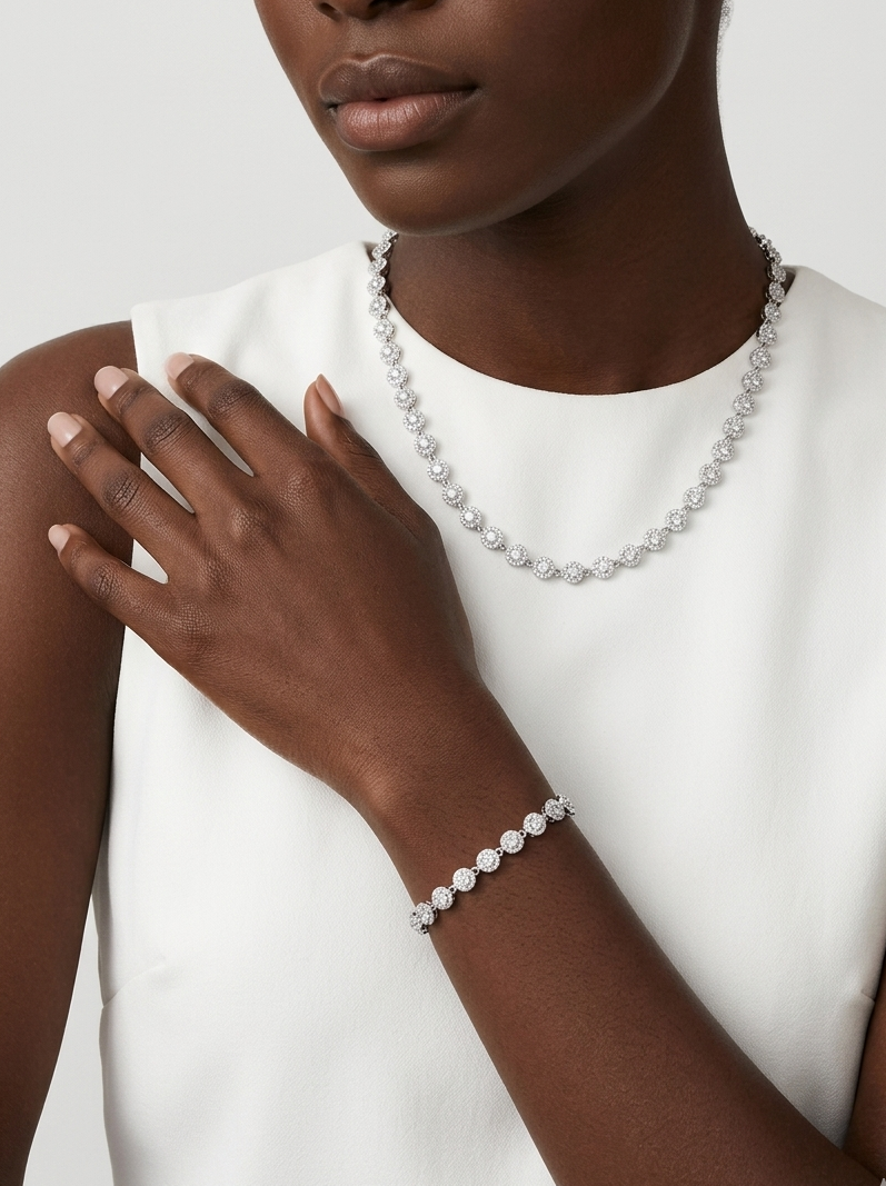 CROWN SILVER Bracelet - Waterproof - سوار كراون فضي