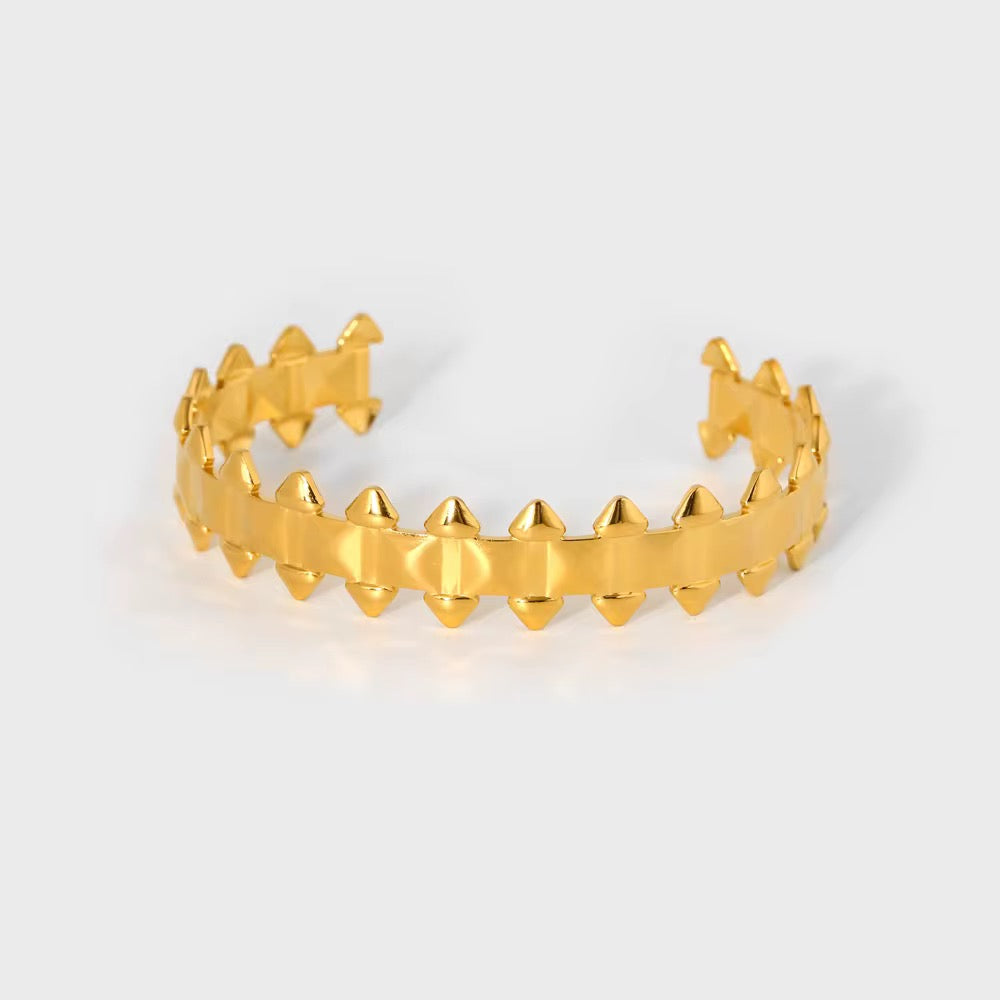SPIKES CUFF Bangle - Waterproof - سوارة سبايك