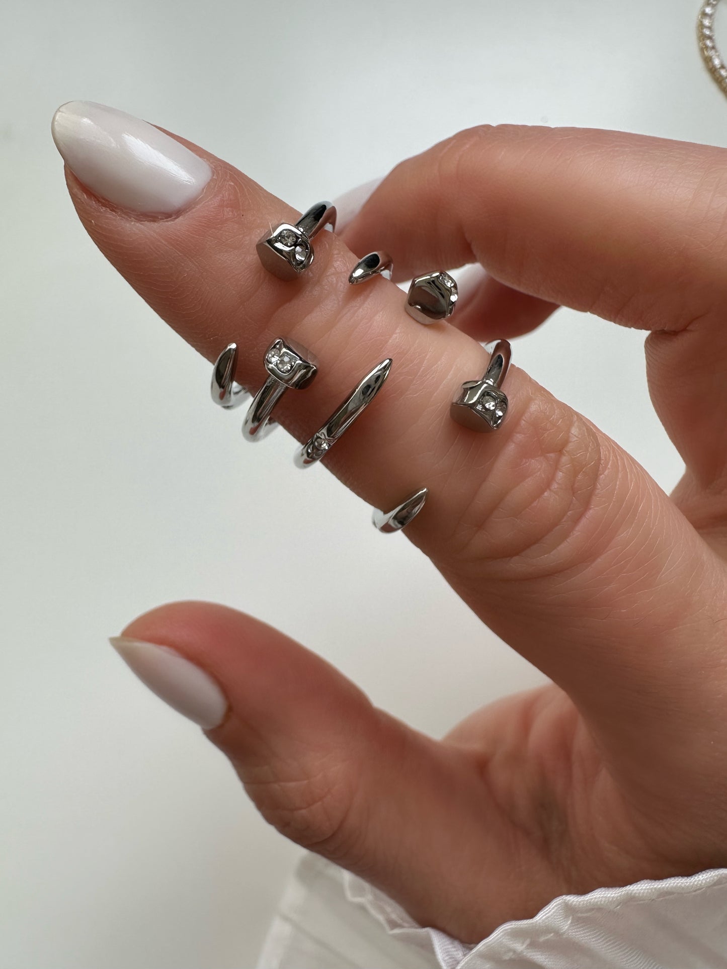 VERONA PIN Silver Ring  - Waterproof