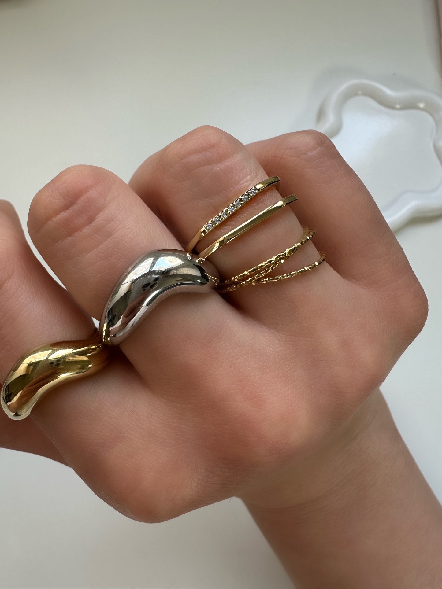 LUNA SLIM LOOSE Ring (set of 2 RINGS) - Waterproof