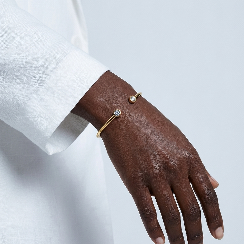 MILAN THIN Bangle - Waterproof - سوارة ميلان الذهبي