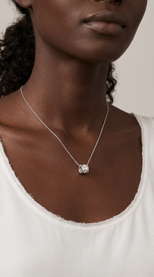 VIOLITTA Necklace - Waterproof- سلسلة ڤيوليتا فضي