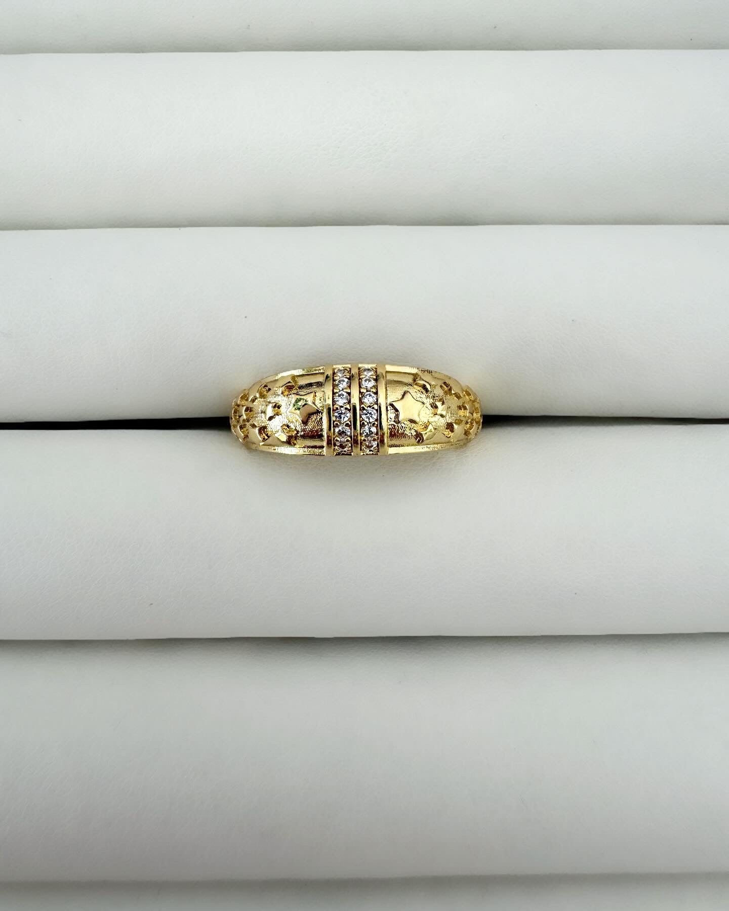 CELINE Gold Stars Ring