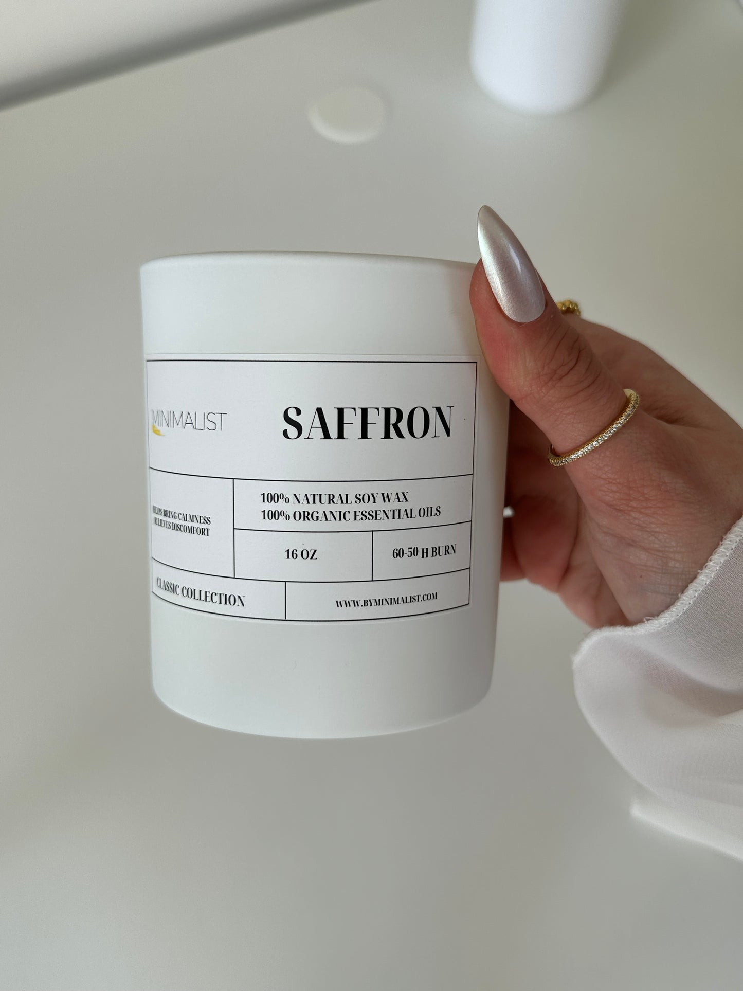 Saffron Candle