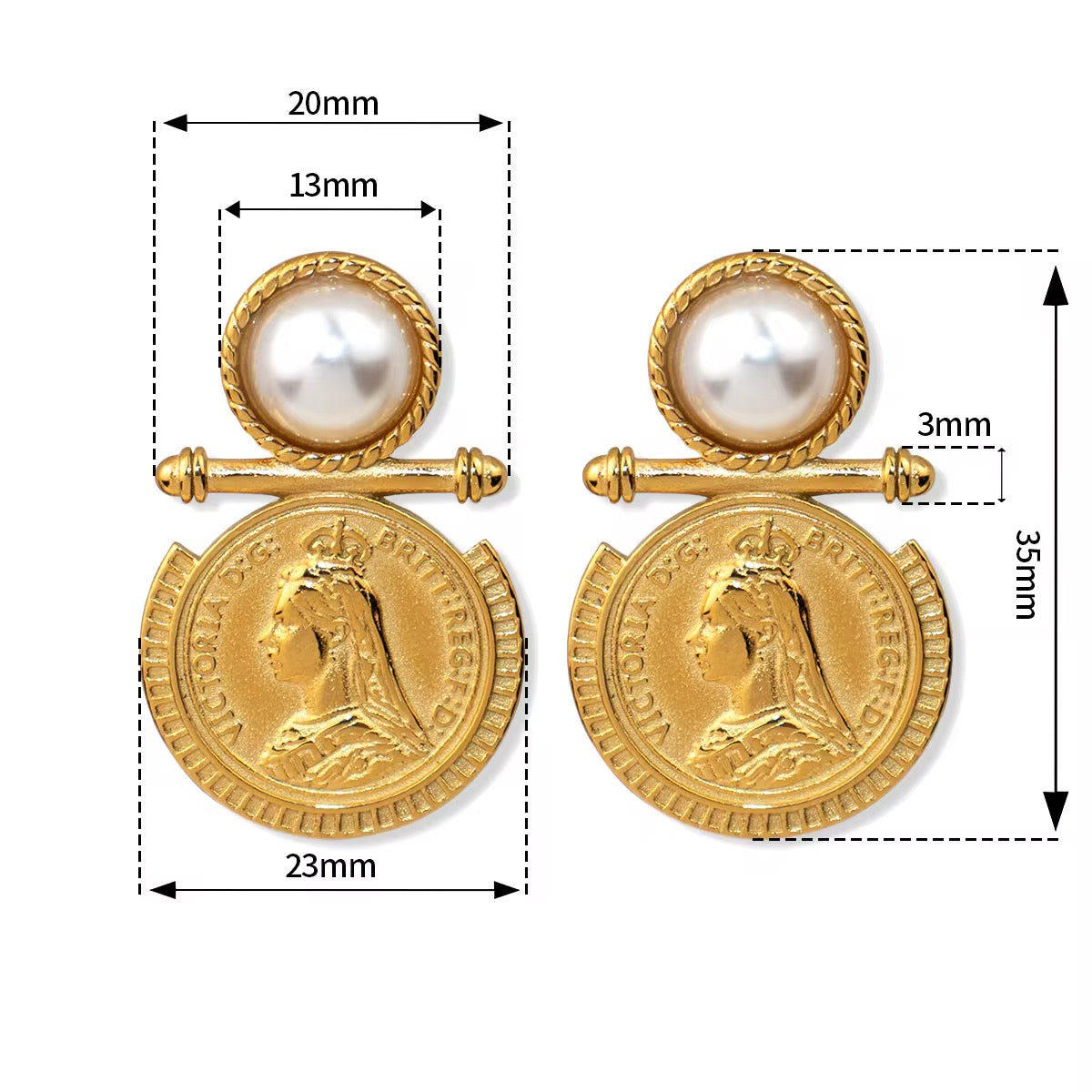 SOLENE Earrings  - Waterproof (قريبا رمضان 2026)