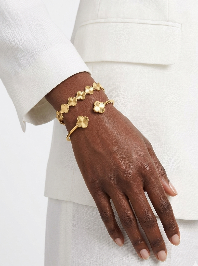 VERONA CUFF Bangle - Waterproof - سوارة ڤيرونا ذهبي