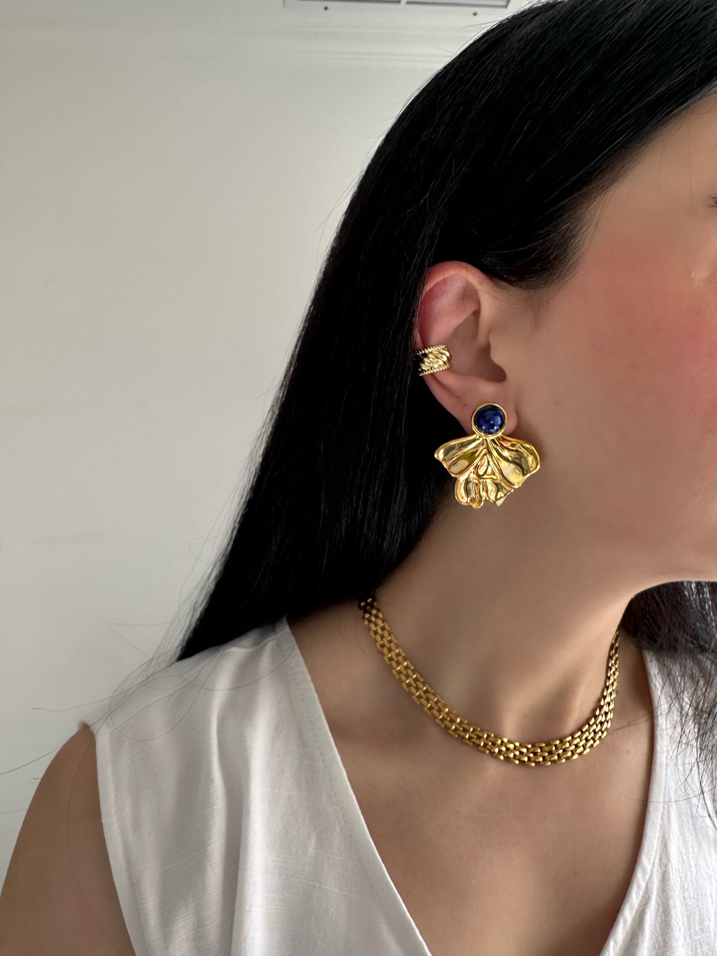 ELIRA BLUE Earrings  - Waterproof - حلق اليرا