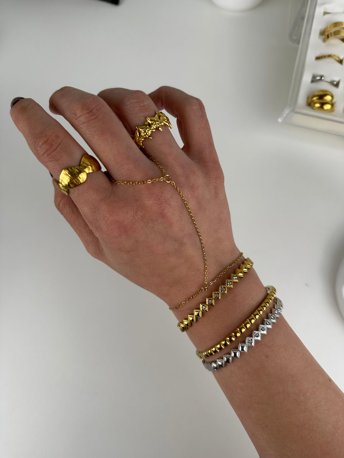 THE TEE OPEN Ring - Waterproof - خاتم ذا تي المفتوح
