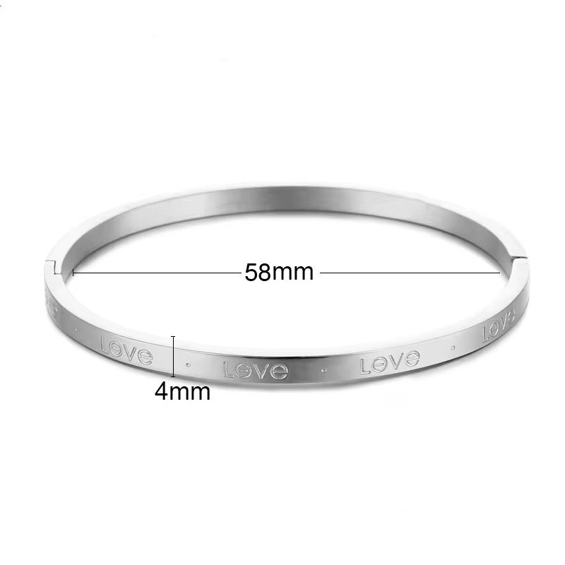 LOVE THIN Bangle - Waterproof