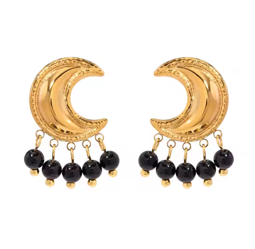 CRESCENT Earrings  - Waterproof ستتوفر خلال 4 اسابيع