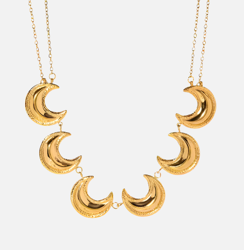 CRESCENT Necklace  - Waterproof ستتوفر خلال 4 اسابيع