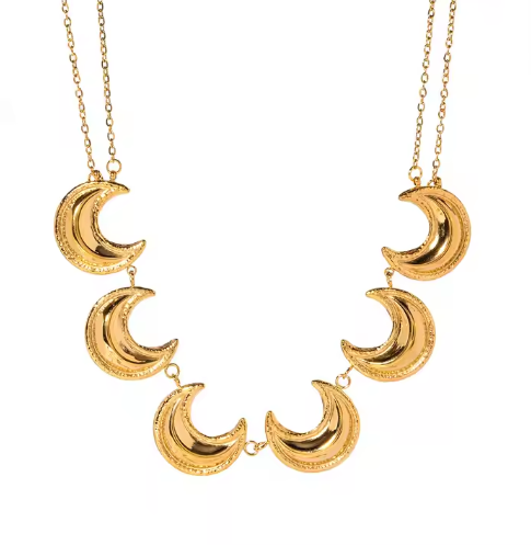 CRESCENT Necklace  - Waterproof ستتوفر خلال 4 اسابيع