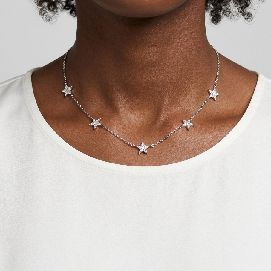 GLORIA Choker - Silver - تشوكر جلوريا