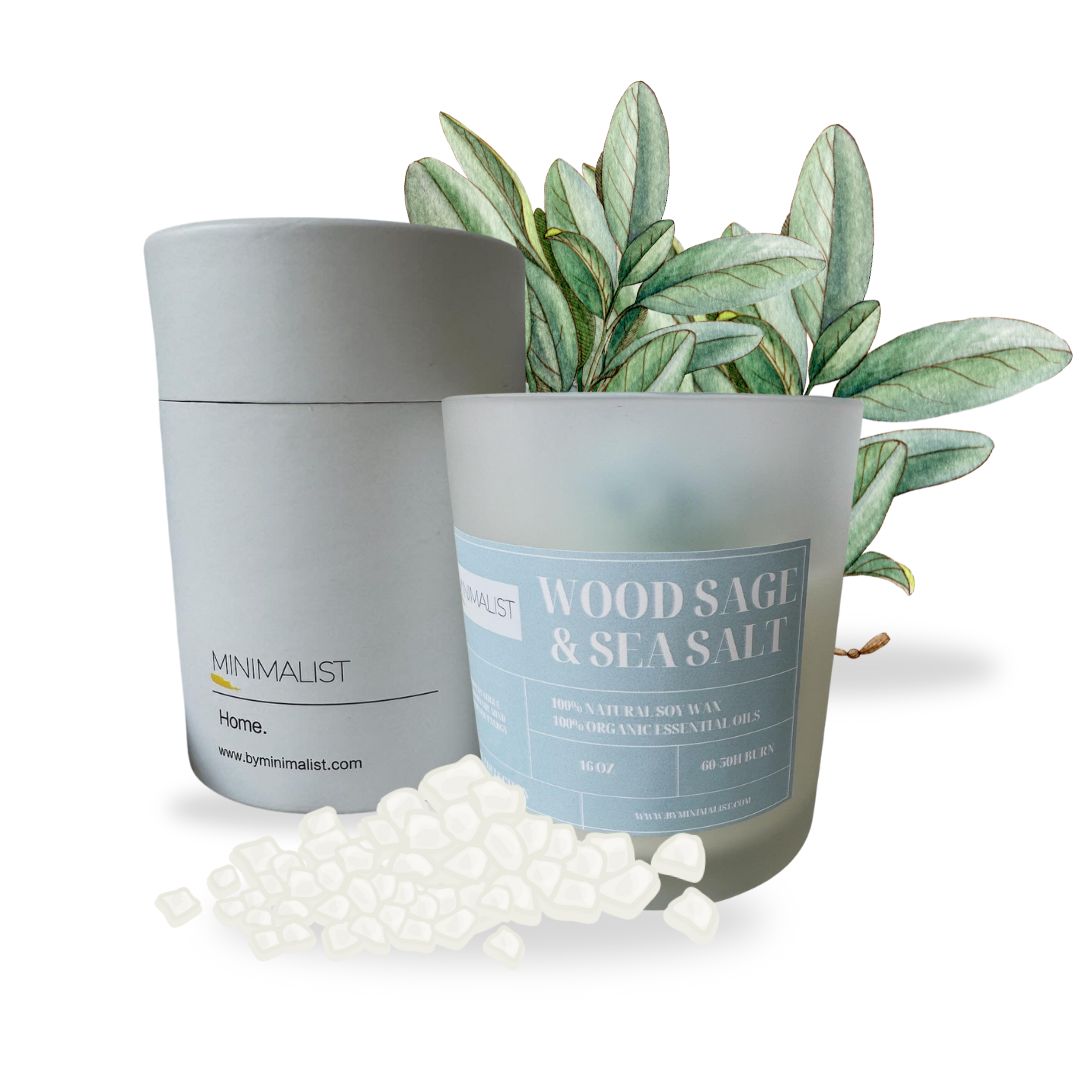 Wood Sage & Sea Salt Candle