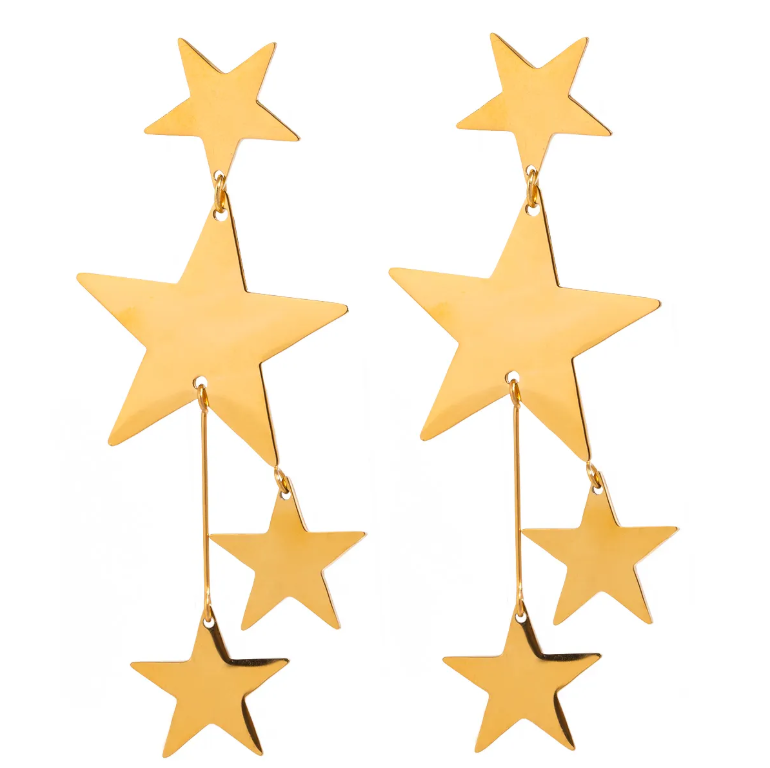 STARS Earrings  - Waterproof ستتوفر خلال 4 اسابيع