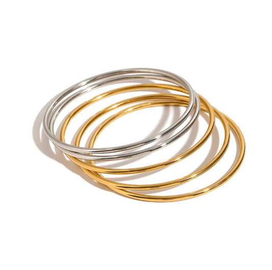 LUCILLA LOOSE Bangles (SET OF 5) - Waterproof ستتوفر خلال 4 اسابيع