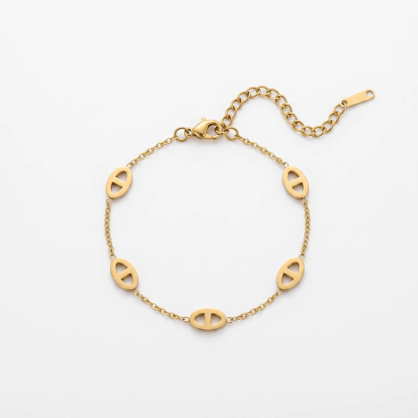 THE TEE GOLD Bracelet - Waterproof - سوارة ذا تي ذهبي