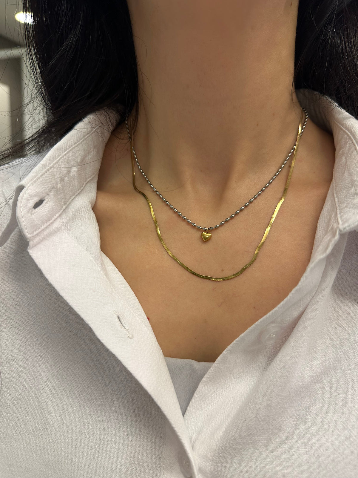 THE CUPID DROPLET Necklace- Waterproof -  سلسلة ذا كيوبيد دروبليت