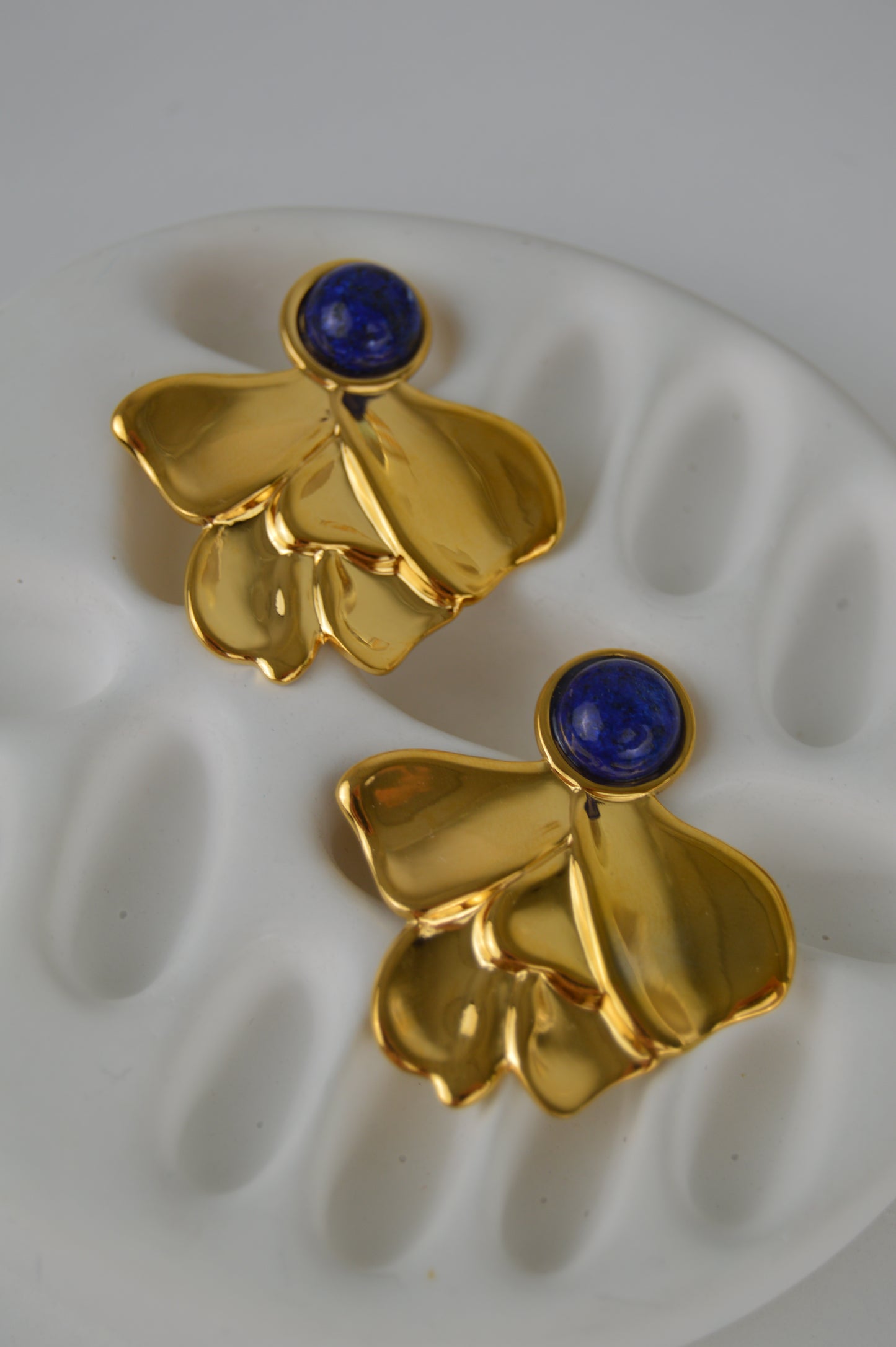 ELIRA BLUE Earrings  - Waterproof - حلق اليرا