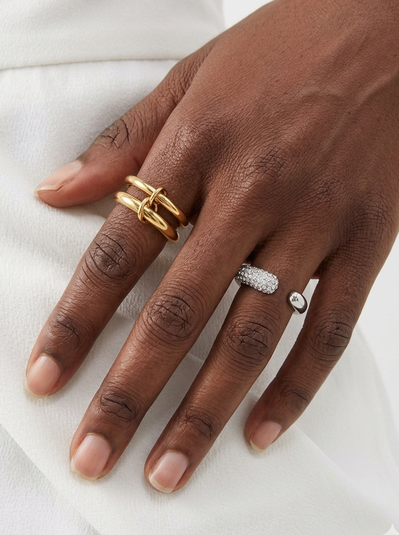 JOVANNA Ring - Waterproof- خاتم جوڤانا المزدوج