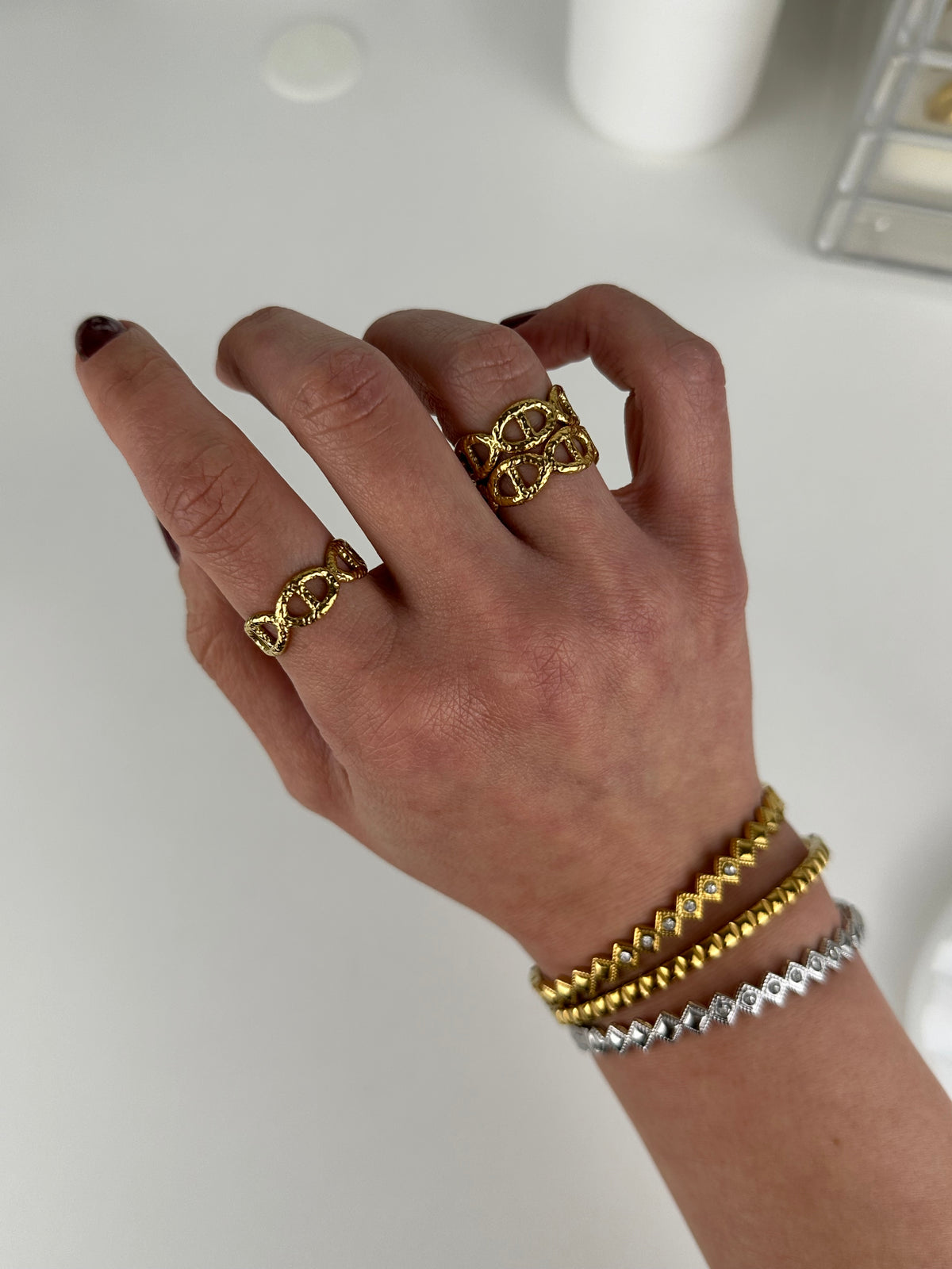 THE TEE OPEN Ring - Waterproof - خاتم ذا تي المفتوح
