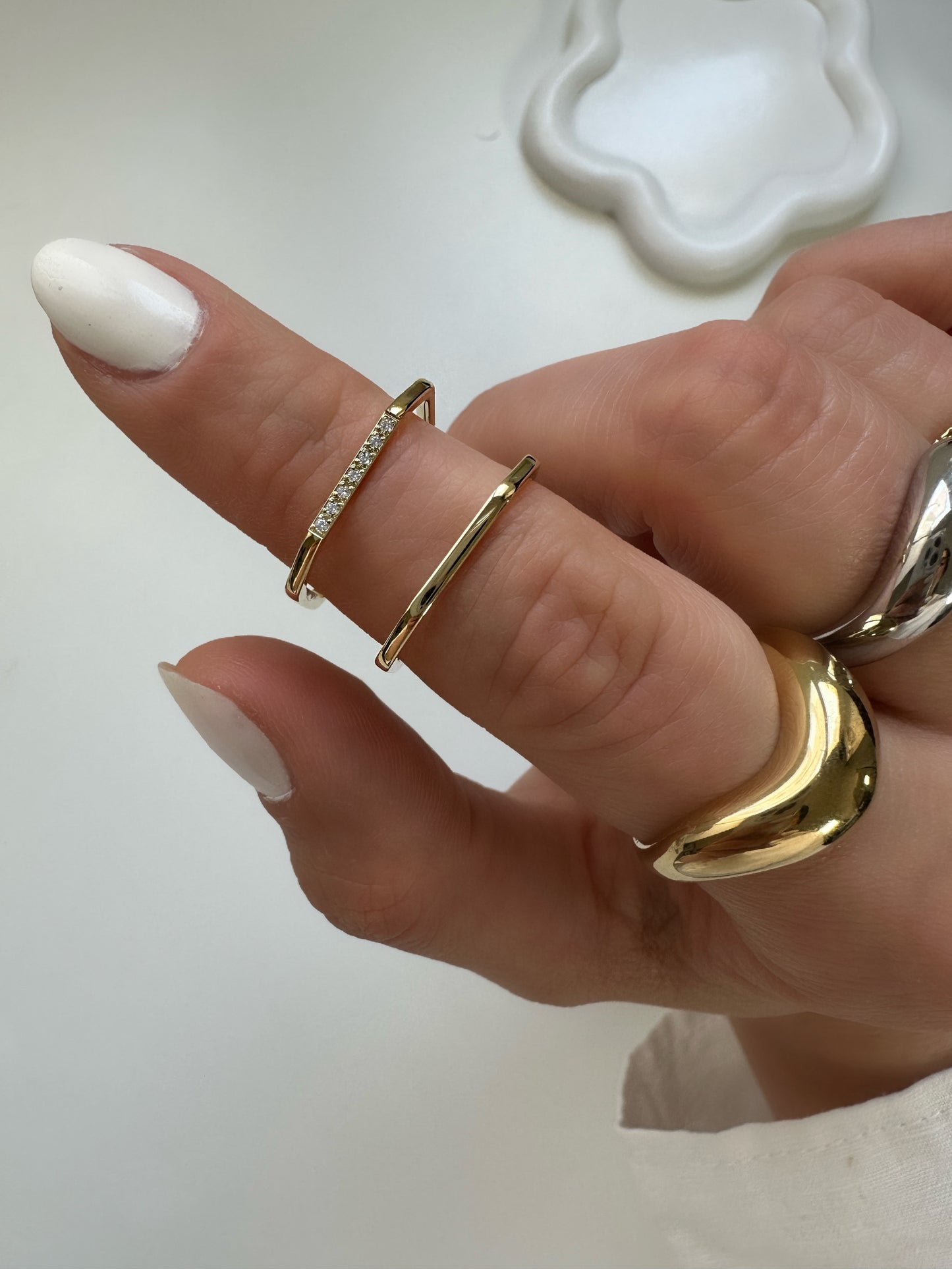 LUNA SLIM LOOSE Ring (set of 2 RINGS) - Waterproof