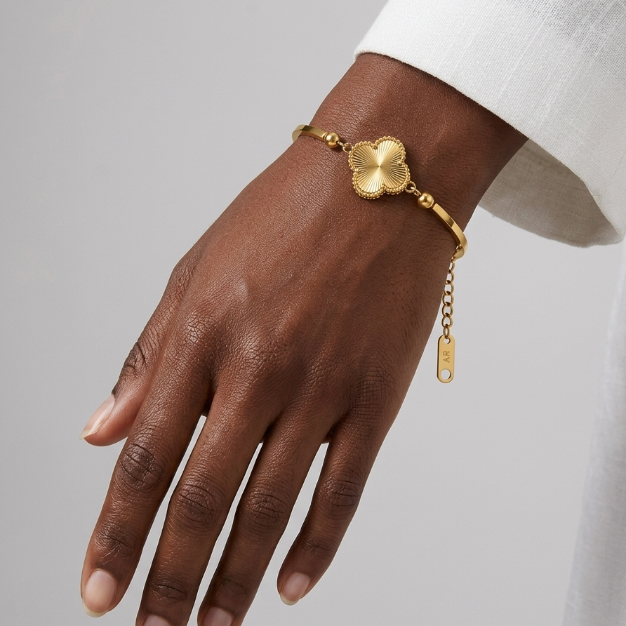 VIOLITTA MONO Bracelet- Waterproof - سوارة ڤيوليتا مع وردة واحدة