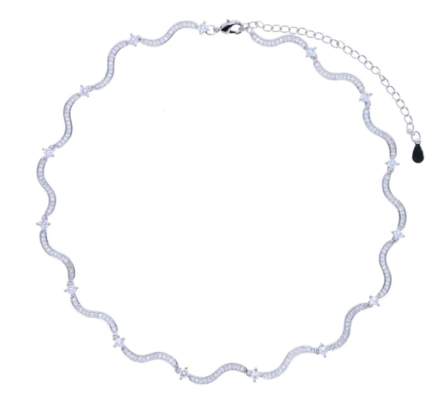 AMWAJ Necklace Silver