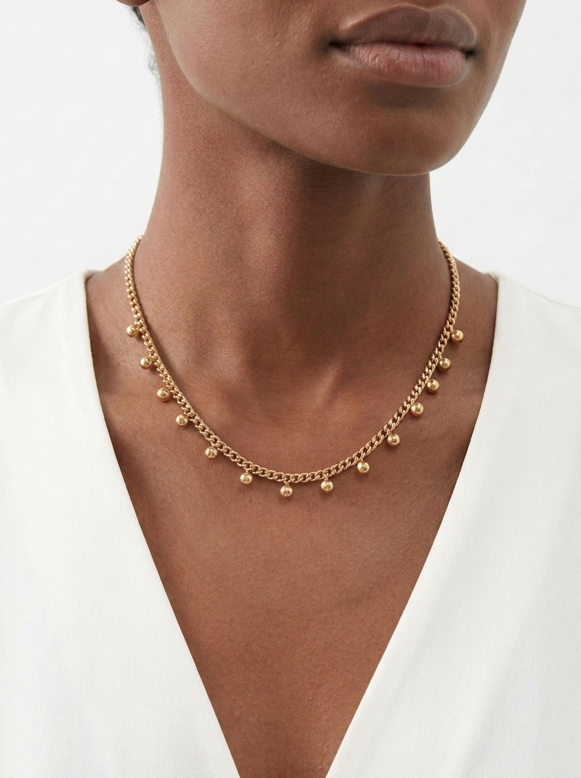 LORA Necklace  - Waterproof - سلسلة لورا ذهبي