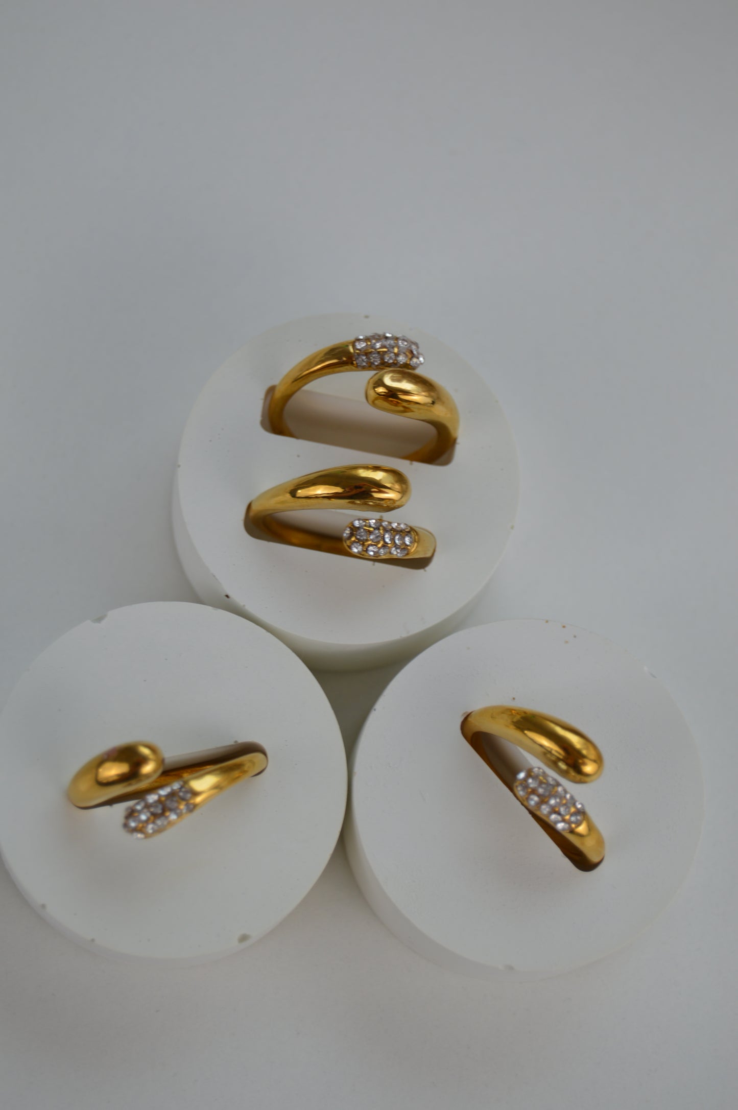 TIANA DIAMOND  Ring - Waterproof - خاتم تيانا ذهبي مع زيركون