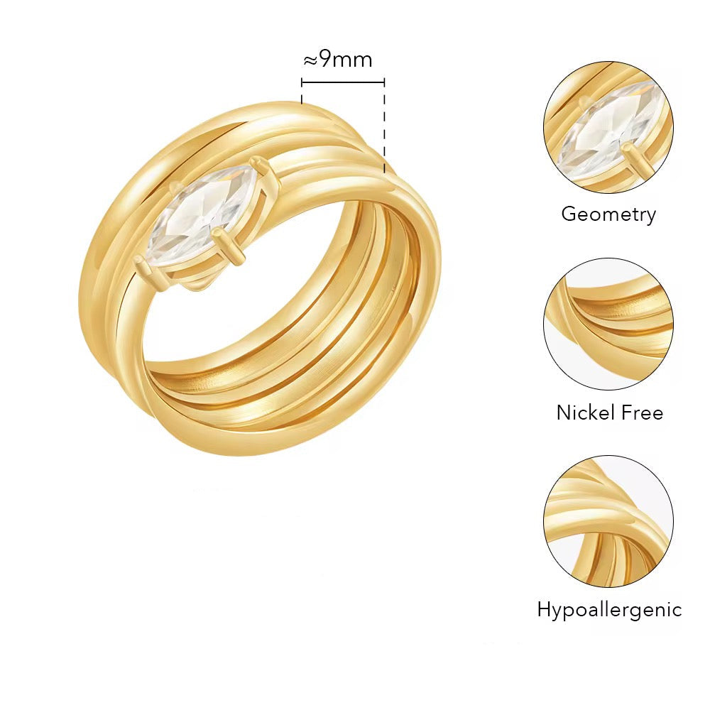 NINA Ring - Waterproof - خاتم نينا