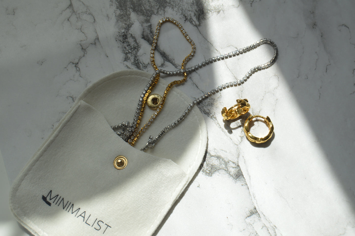 PRINCESS Necklace - Waterproof - سلسلة برنسس تنس ذهبي