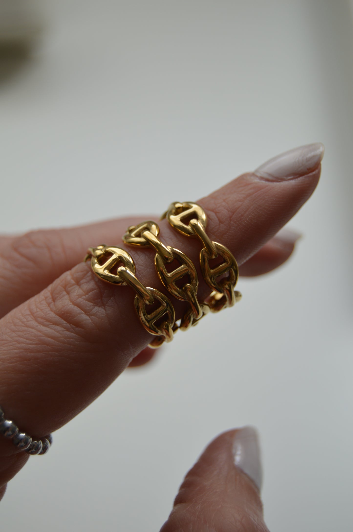 THE TEE Ring - Waterproof - خاتم ذا تي الذهبي