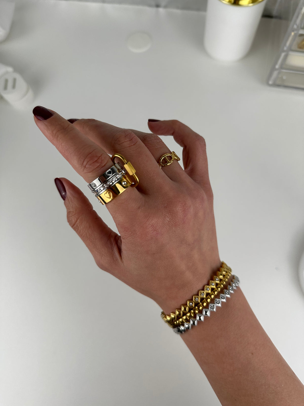 THE VAULT MIX Rings - Waterproof - خاتم مجموعة ذا فولت