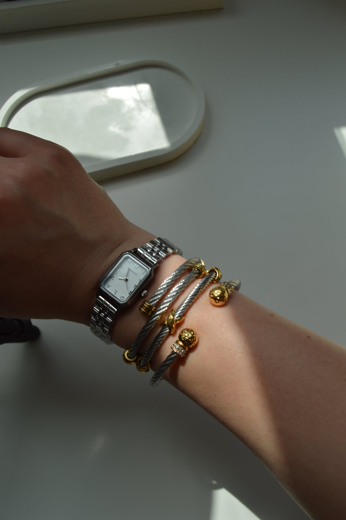 IVANKA UPPER CUFF Bangle - Waterproof- سوارة ايڤانكا
