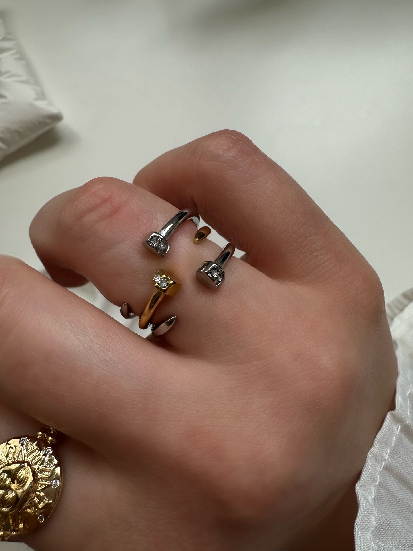 VERONA PIN Gold Ring - Waterproof