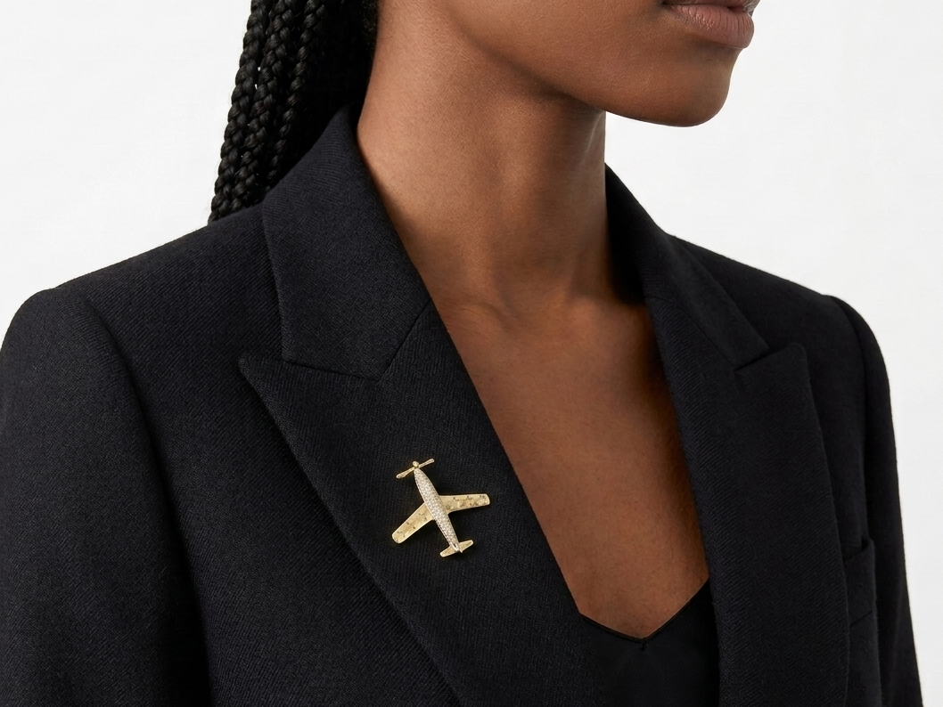 PLANE Brooch