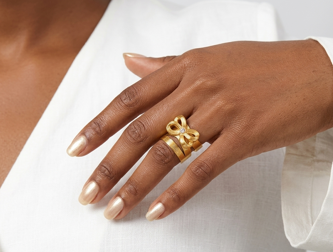 ROSETTE Ring - Waterproof (LIMITED EDITION)- خاتم روزيت عريض