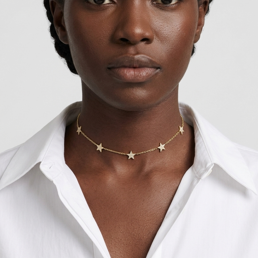 GLORIA Choker - Gold
