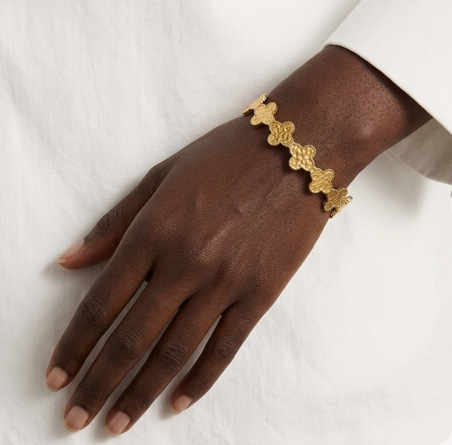 VIOLITTA CUFF Bangle - Waterproof - سوارة ڤيوليتا ذهبي