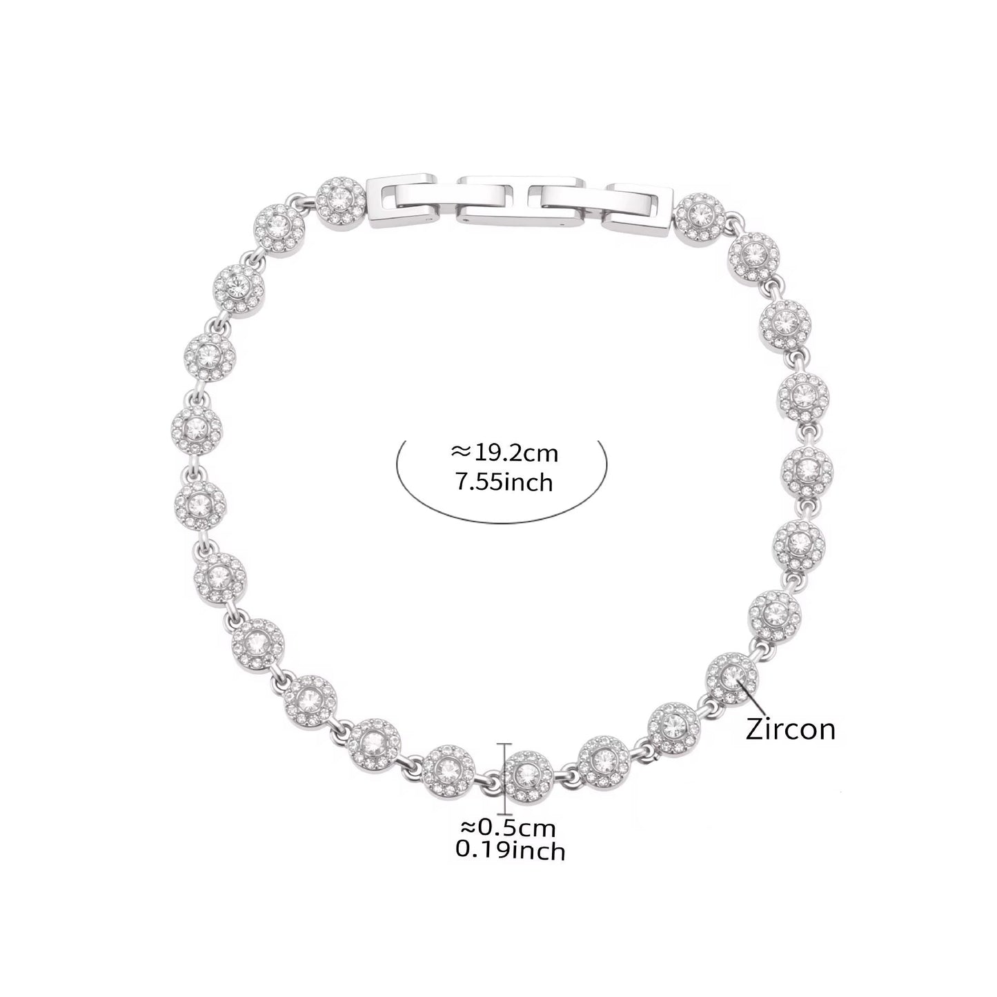 CROWN SILVER Bracelet - Waterproof - سوار كراون فضي